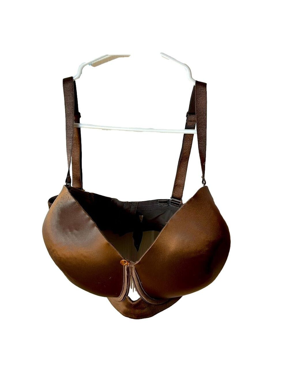 Ashley Graham Padded Brown Bra Underwire Size 40G
